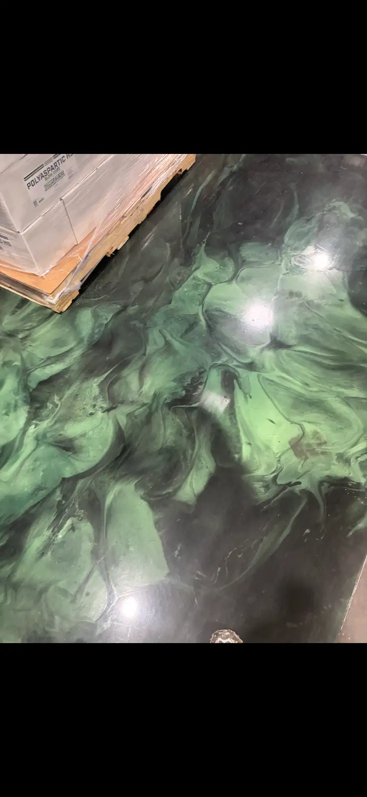 Emerald Marbled Metallic
